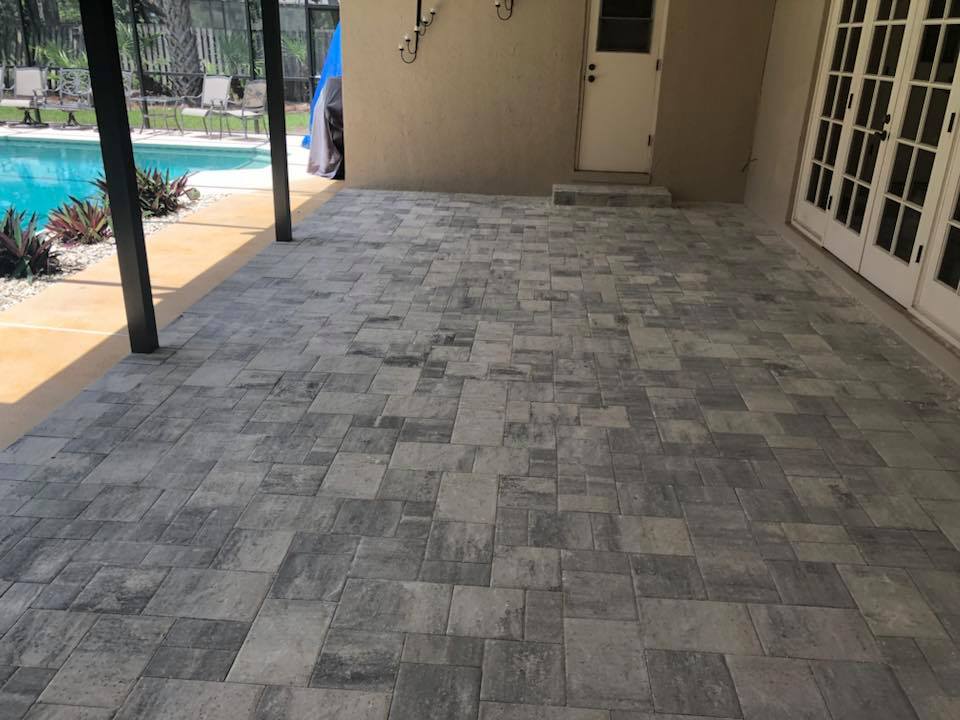 Square Paver Patio | Father & Son Landscaping, LLC